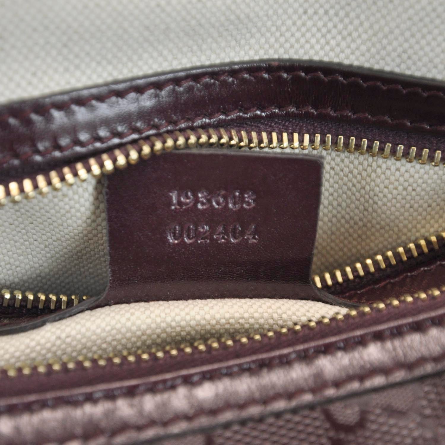 Gucci Imprime Monogram Medium Joy Boston Bordeaux 9 of 9