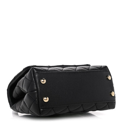 Chanel Caviar Quilted Extra Mini Coco Handle Flap Black 4 of 13