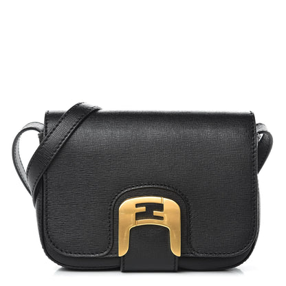 Fendi Vitello Elite Small Chameleon Messenger Black 1 of 9