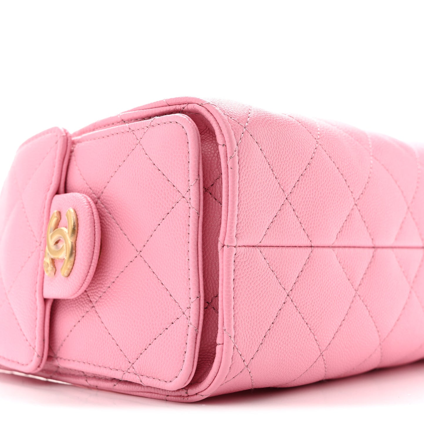Caviar Quilted Mini Chanel 25 Handbag Pink