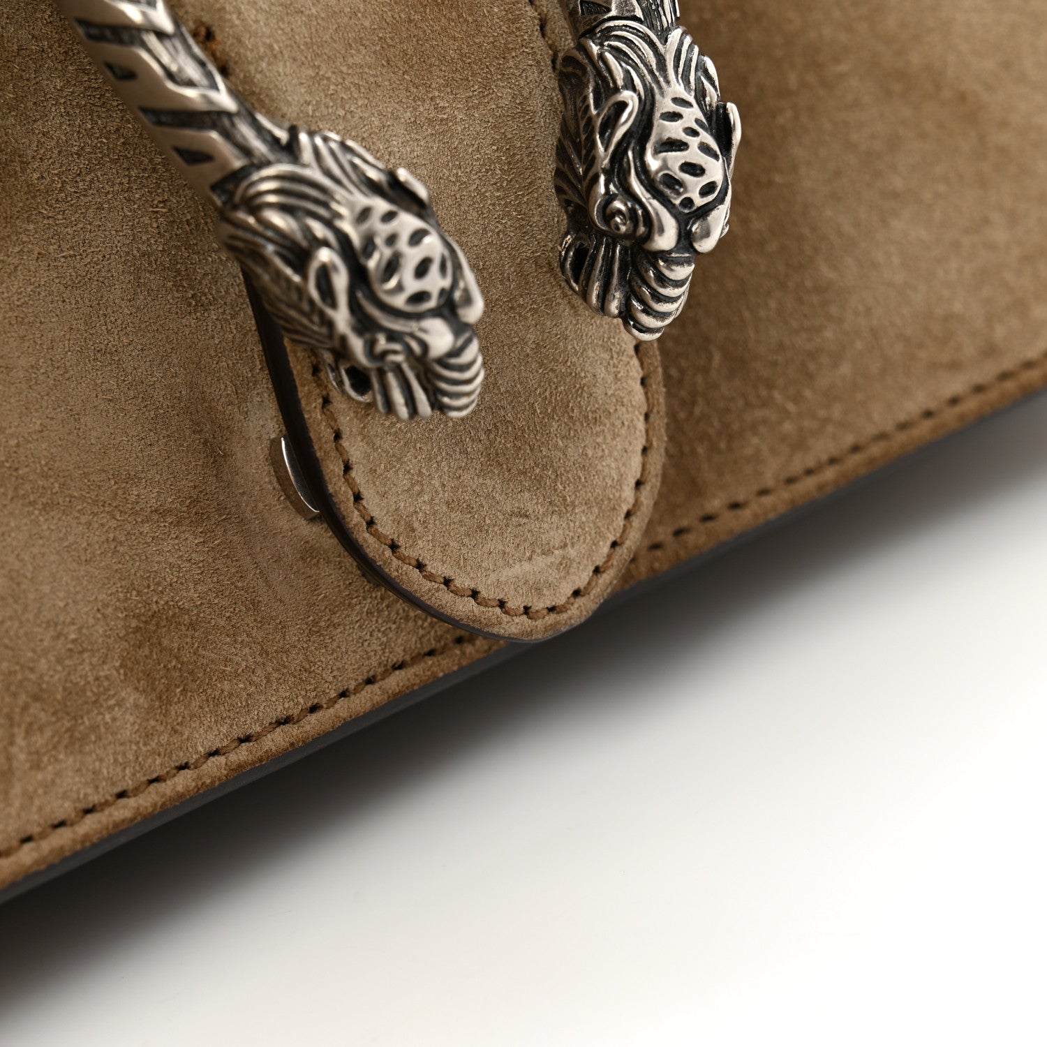 Gucci Suede Small Dionysus Shoulder Bag Taupe 14 of 15