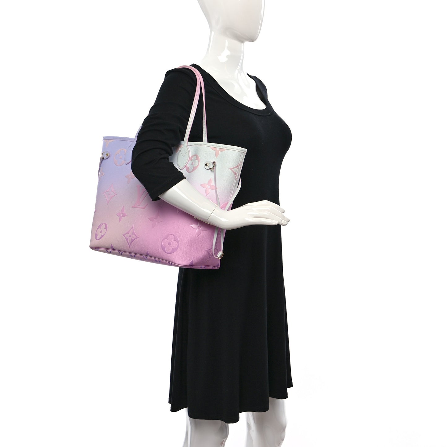 Monogram Giant Spring In The City Neverfull MM Sunrise Pastel
