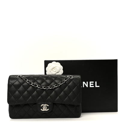 Chanel Caviar Quilted Medium Double Flap Black 12 of 12