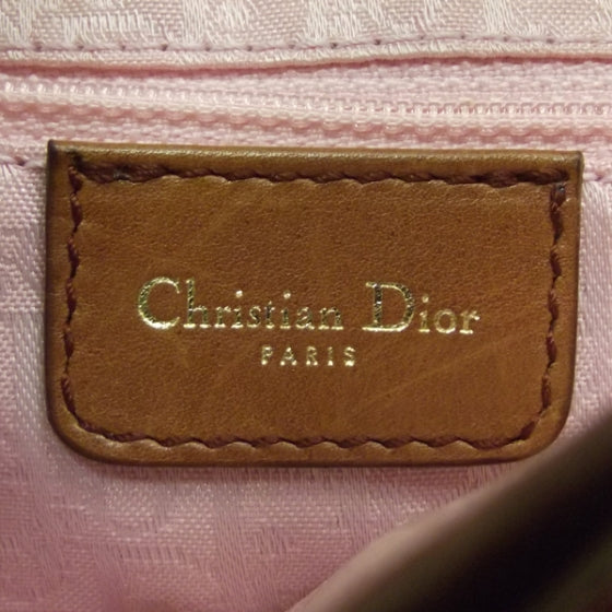 Denim Shearling Floral Saddle Bag