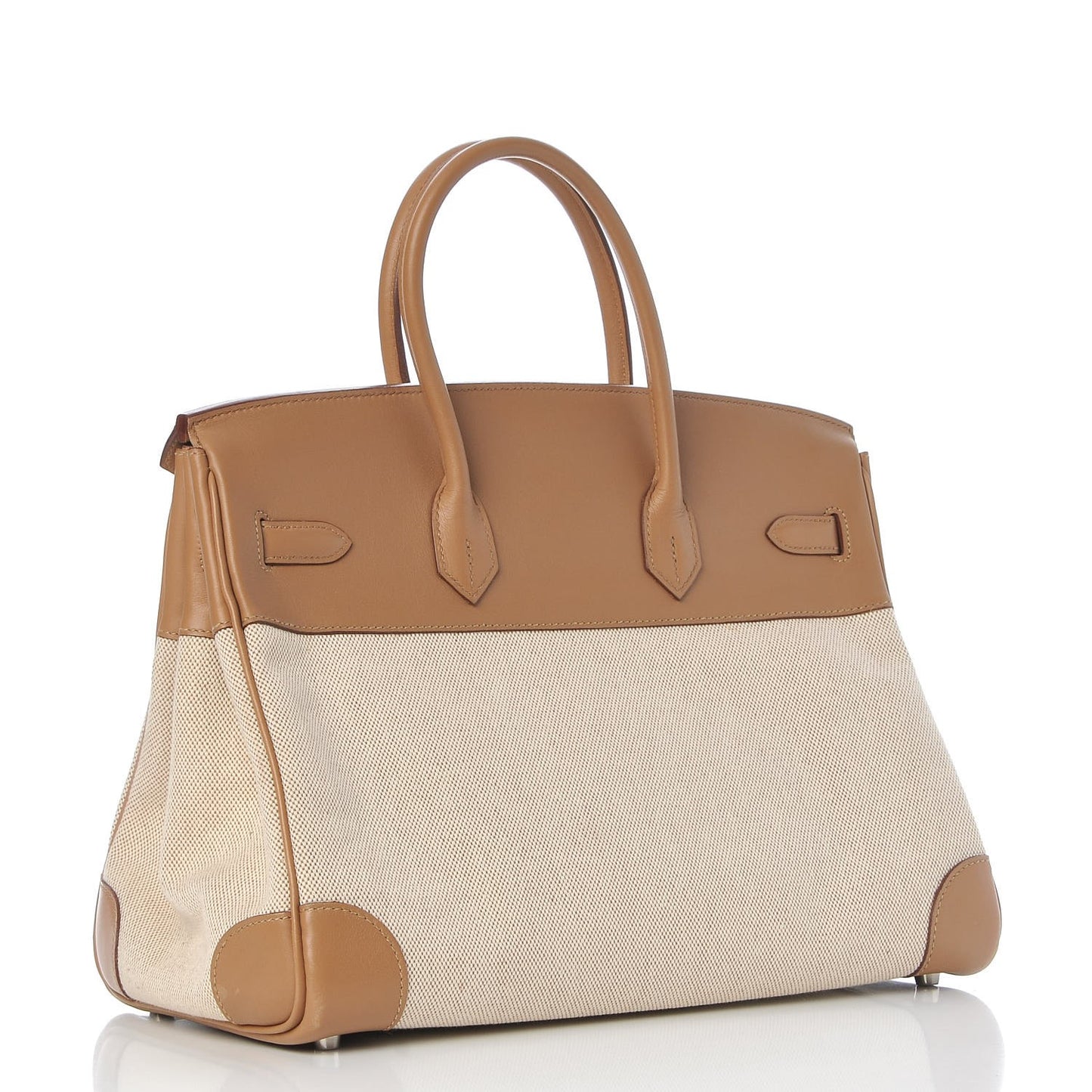 Swift Toile Birkin 35 Biscuit