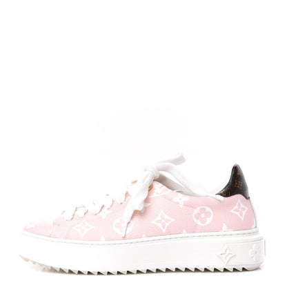 Louis Vuitton Monogram Giant Time Out Sneakers 36 Rose 1 of 11