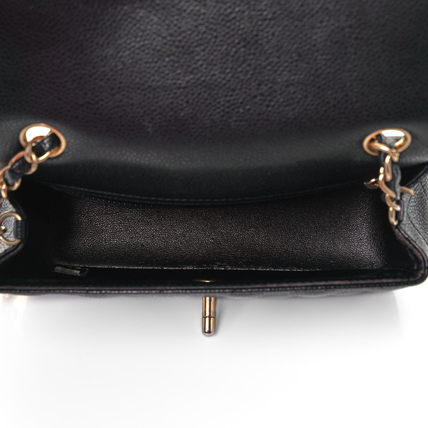 Chanel Caviar Quilted Mini Rectangular Flap Black 6 of 8