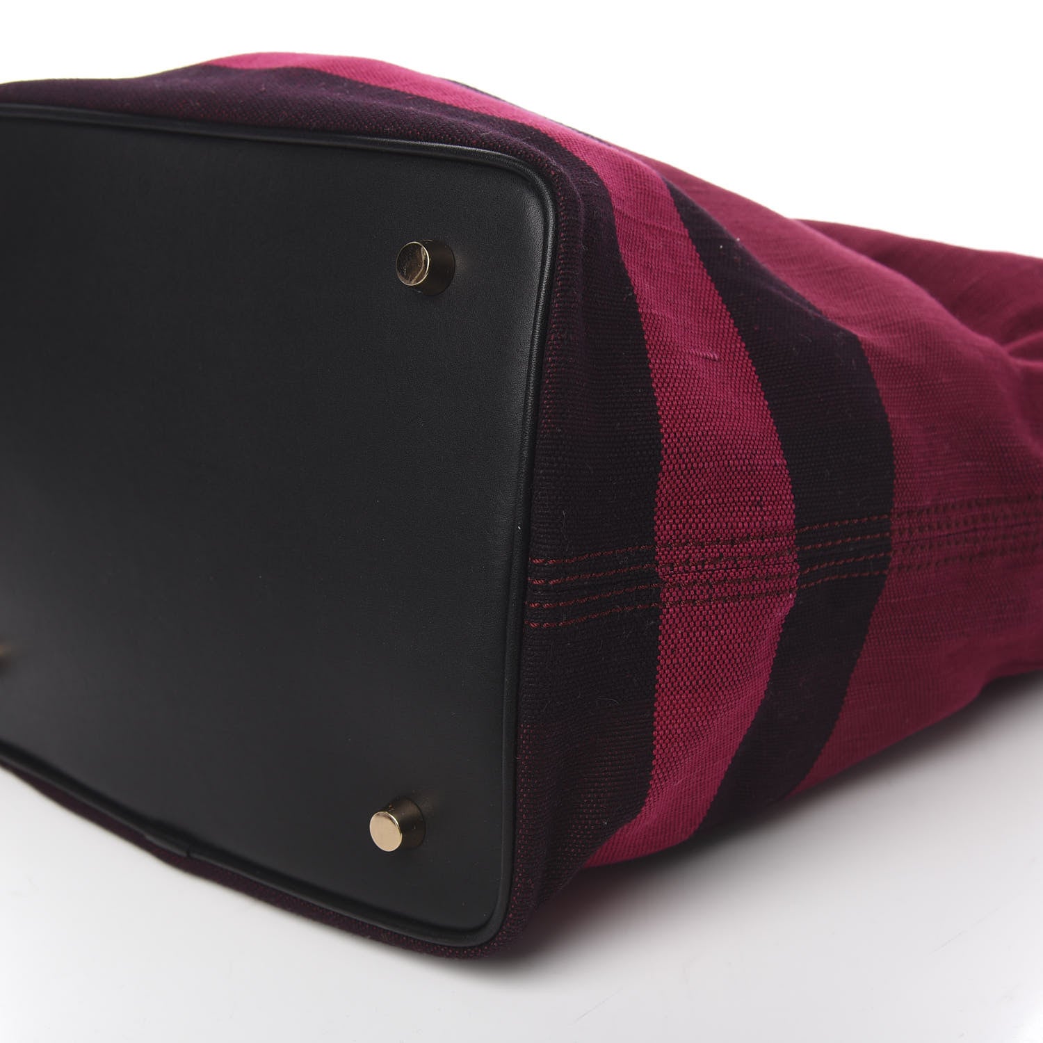 Burberry Overdyed Canvas Mega Check Medium Ashby Hobo Saddle Plum 7 of 8