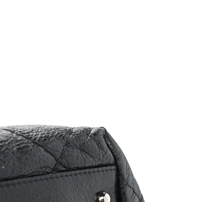 Chanel Glazed Calfskin On The Road Drawstring Tote Black 11 of 11