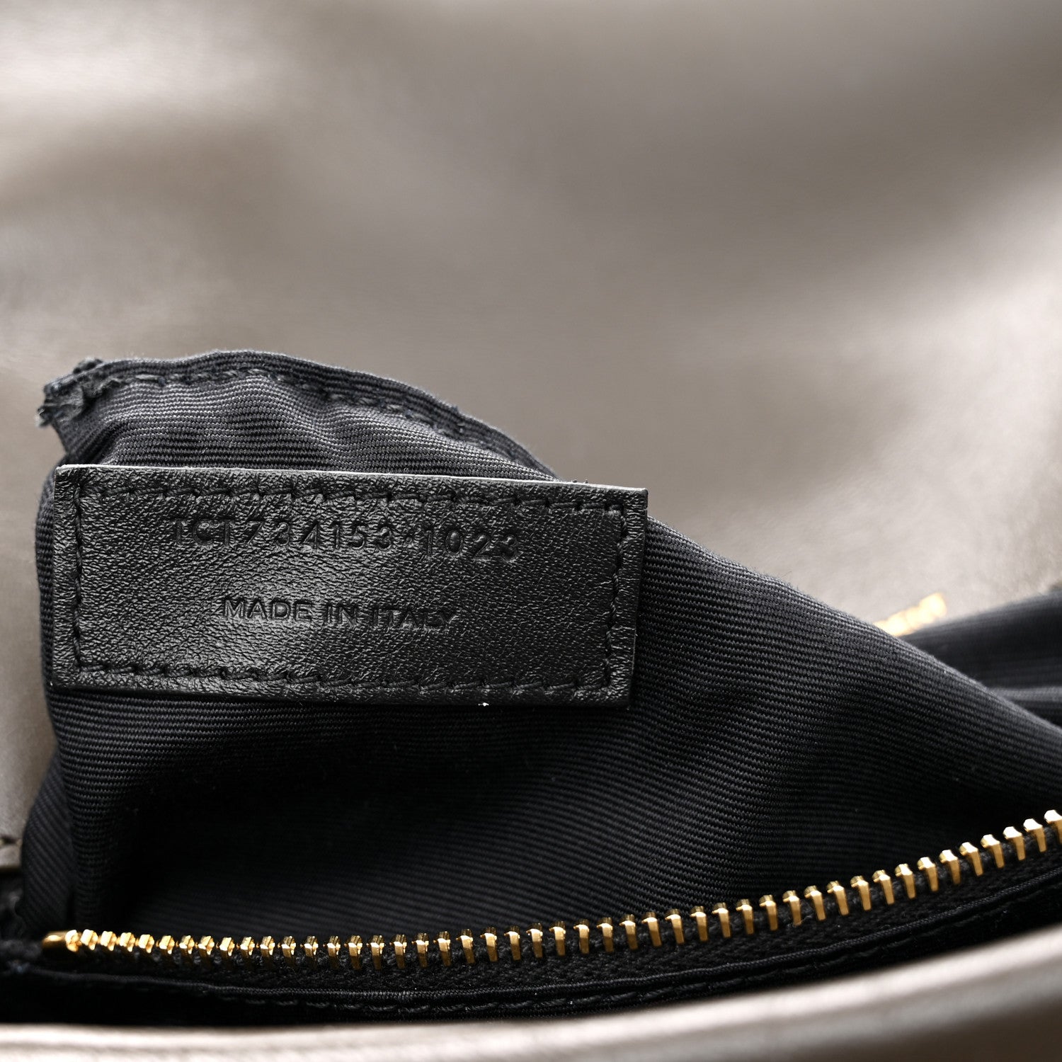 Saint Laurent Plunged Lambskin Calypso Light Musk 7 of 10
