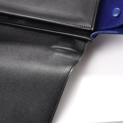 Celine Smooth Calfskin Suede Small Tri-Color Trapeze Indigo 12 of 13