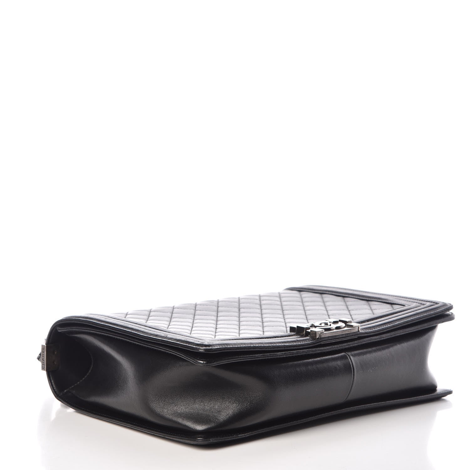 Chanel Lambskin Quilted Large Boy Flap Black 4 of 9
