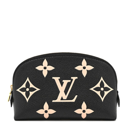 Louis Vuitton Empreinte Monogram Giant Cosmetic Pouch Black Beige 1 of 9