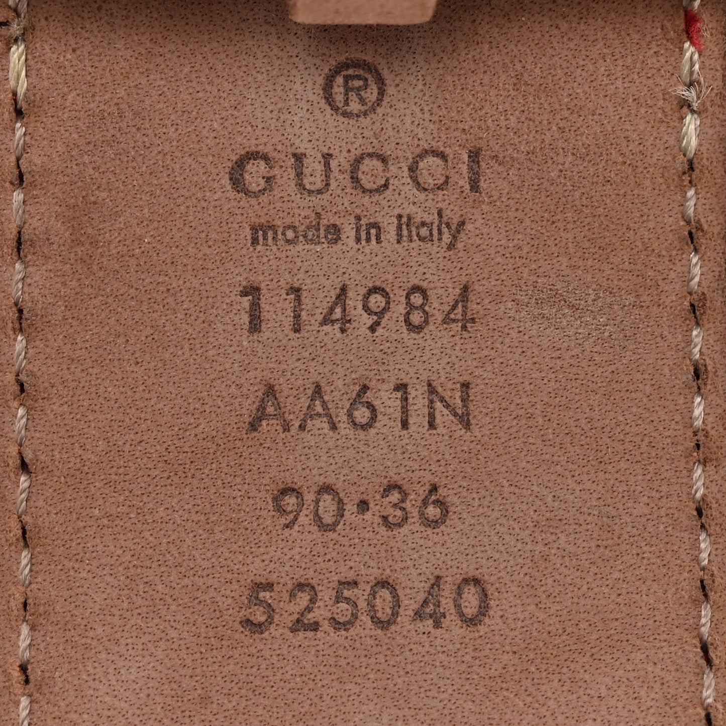 Guccissima Interlocking G 40mm Belt 90 36 Red