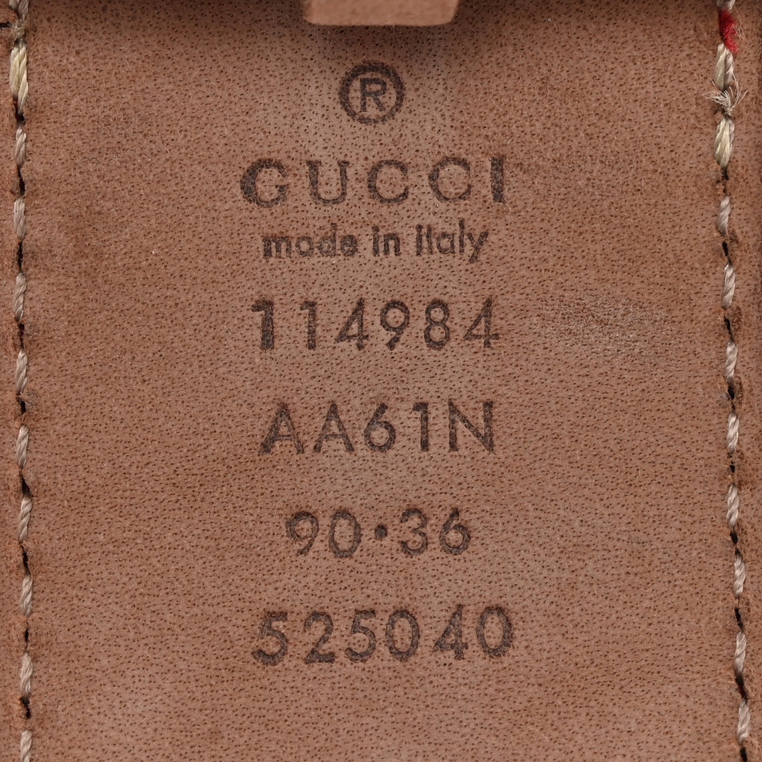 Gucci Guccissima Interlocking G 40mm Belt 90 36 Red 5 of 8