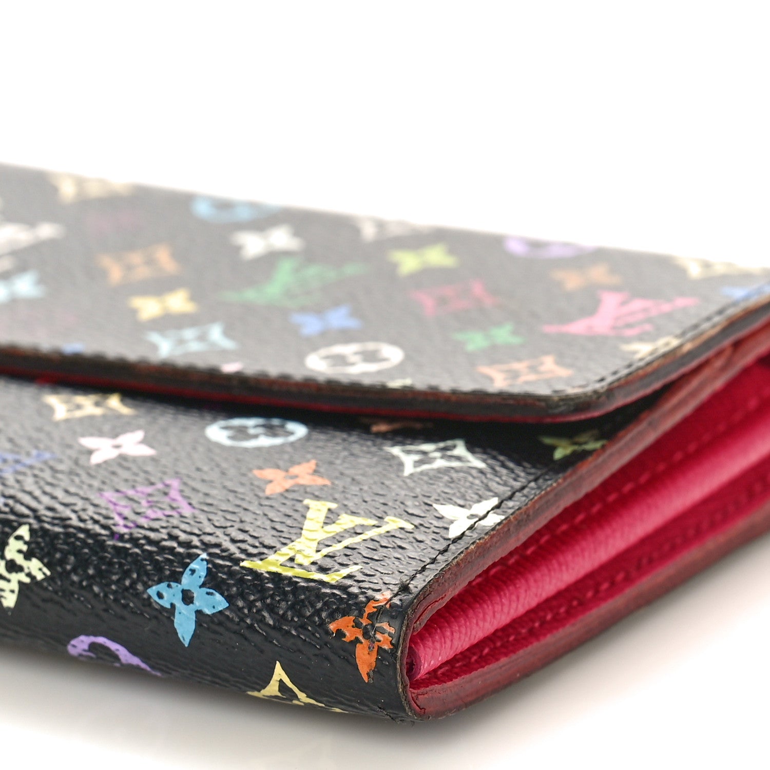 Louis Vuitton Monogram Multicolor Sarah Wallet Black Grenade 9 of 11
