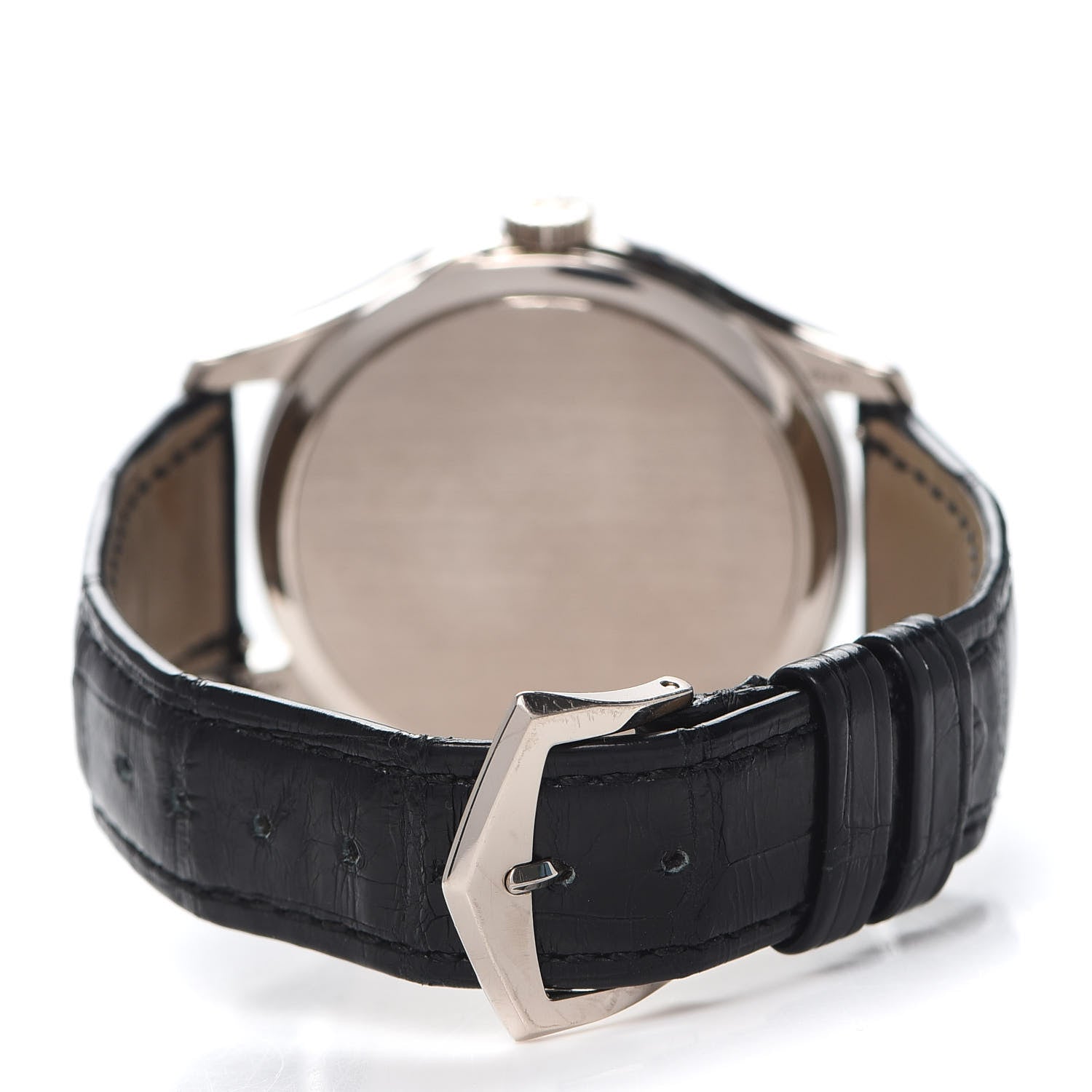 Patek Philippe 18K White Gold Alligator 39mm Calatrava Automatic Watch Black 5227G 3 of 5