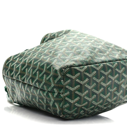 Goyard Goyardine Saint Louis Junior Jr PM Tote Green 7 of 11
