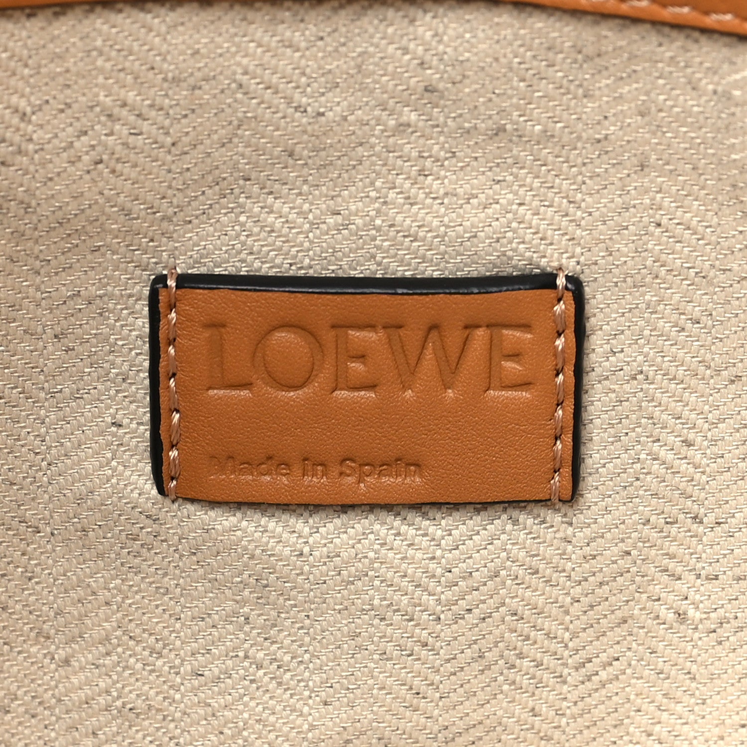 Loewe Calfskin Large Flamenco Knot Bag Warm Desert 6 of 9