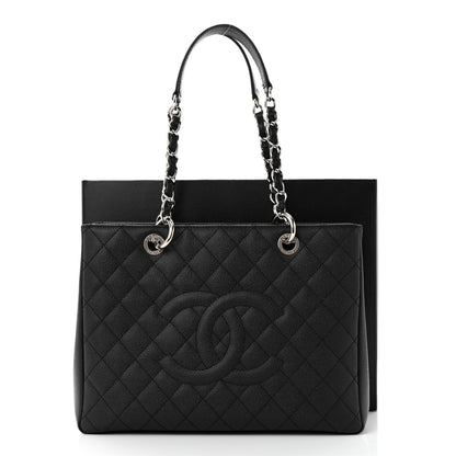Chanel Caviar Quilted Grand Shopping Tote GST Black 13 of 13