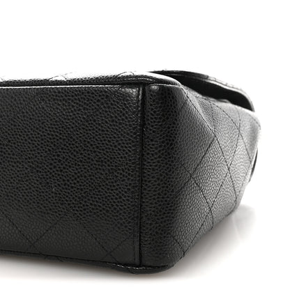 Chanel Caviar Quilted Maxi Double Flap Black 10 of 11