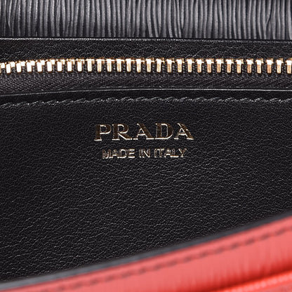 Prada Vitello Move Continental Wallet Black Lacca 6 of 9