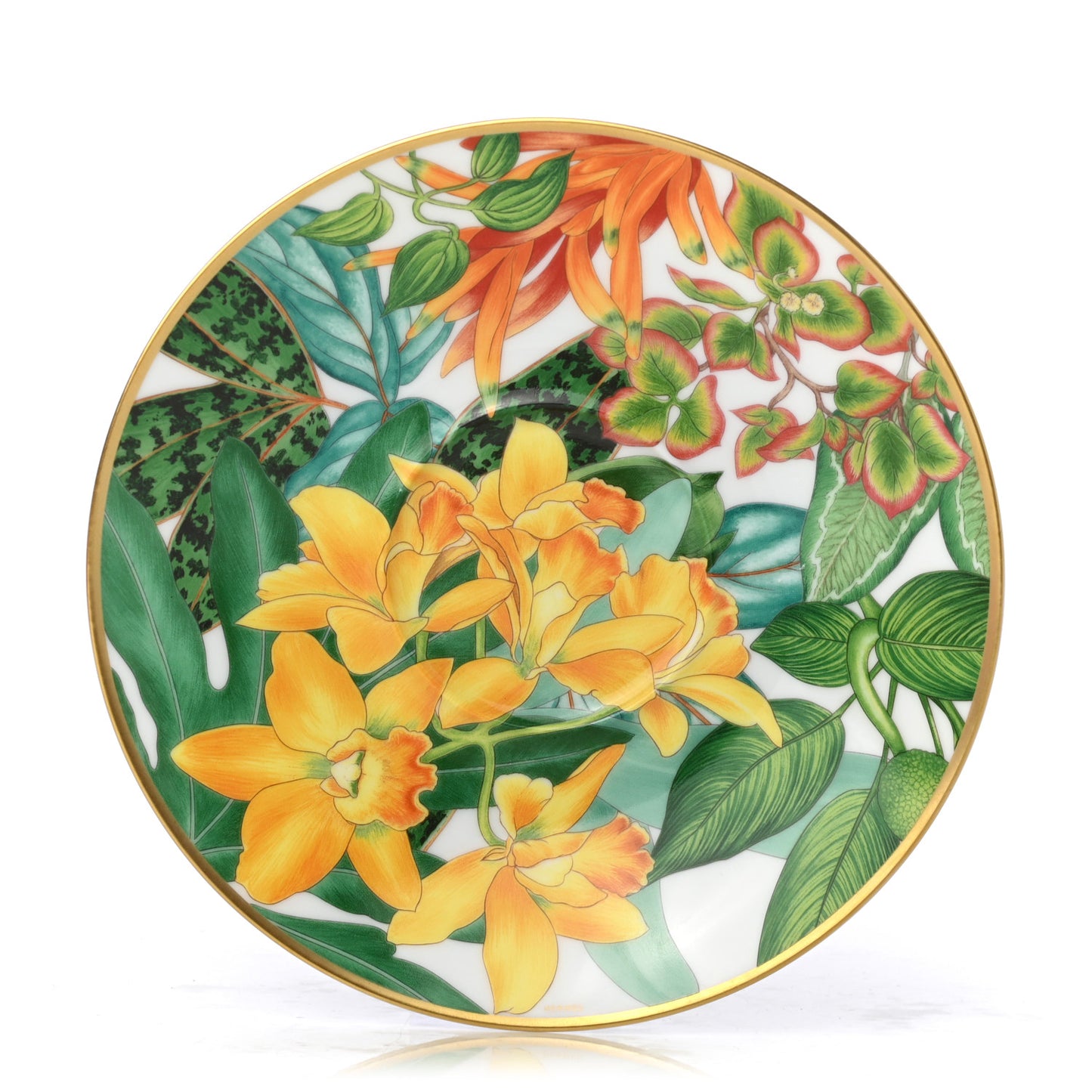 Porcelain Passifolia Tea Cup And Saucer