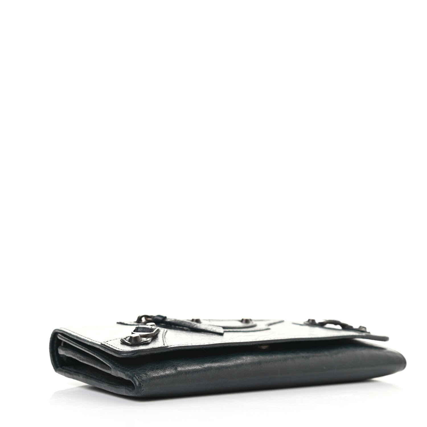 Balenciaga Agneau Classic Hardware Money Wallet Black 4 of 11
