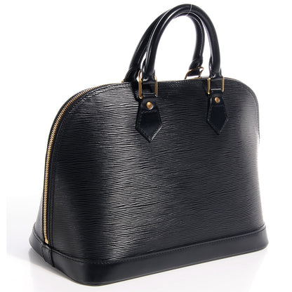 Louis Vuitton Epi Alma PM Black 3 of 7