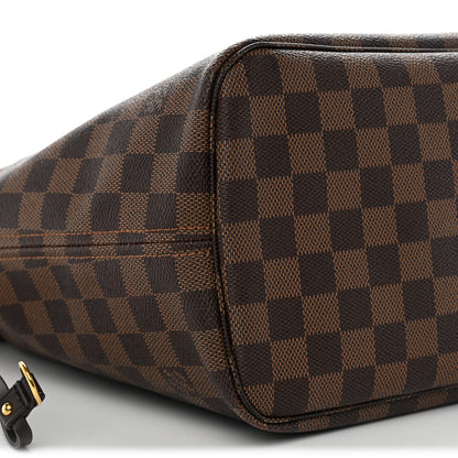 Louis Vuitton Damier Ebene Neo Neverfull MM Rose Ballerine 8 of 9