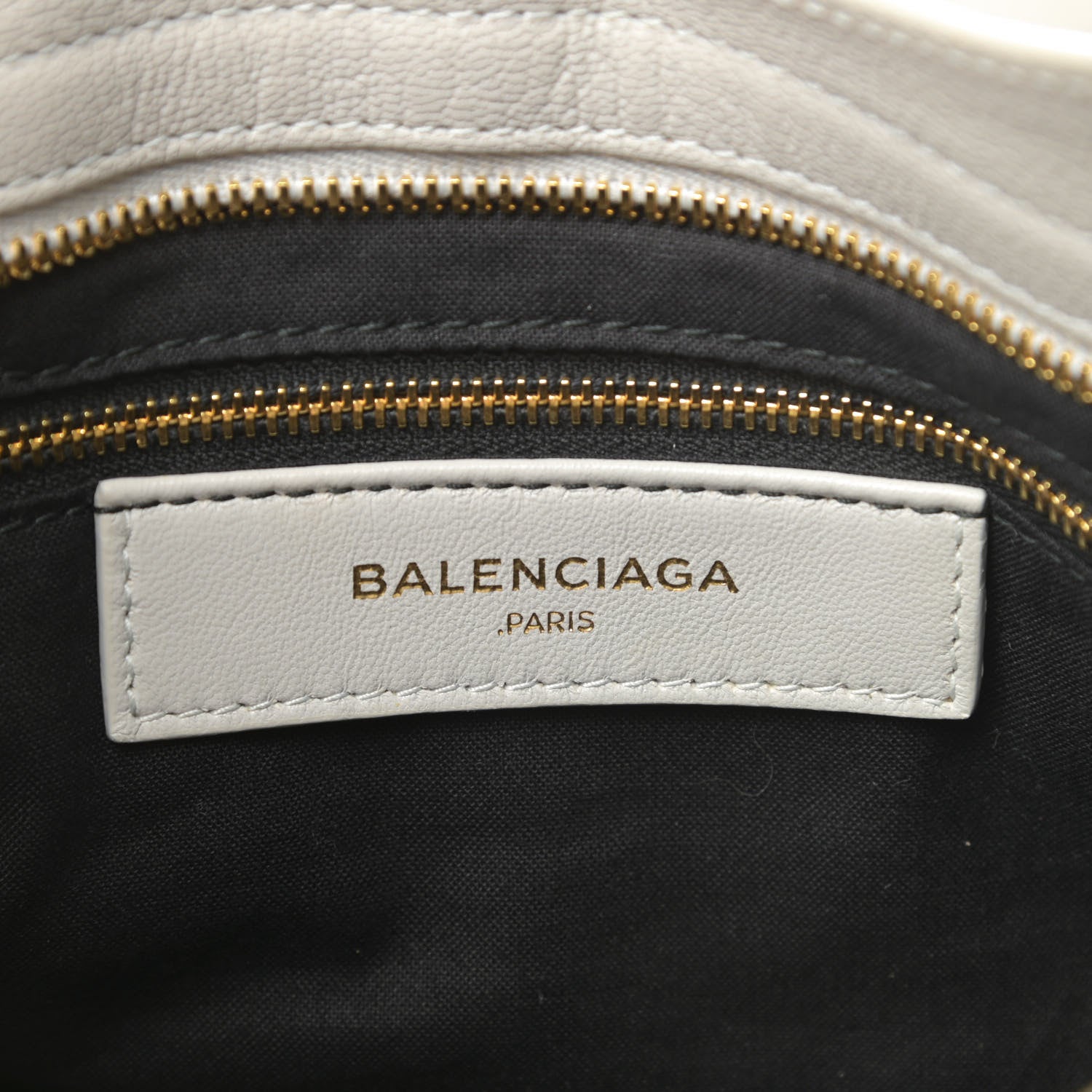 Balenciaga Chevre Gold Metallic Edge Hardware City Gris Nuage 6 of 13