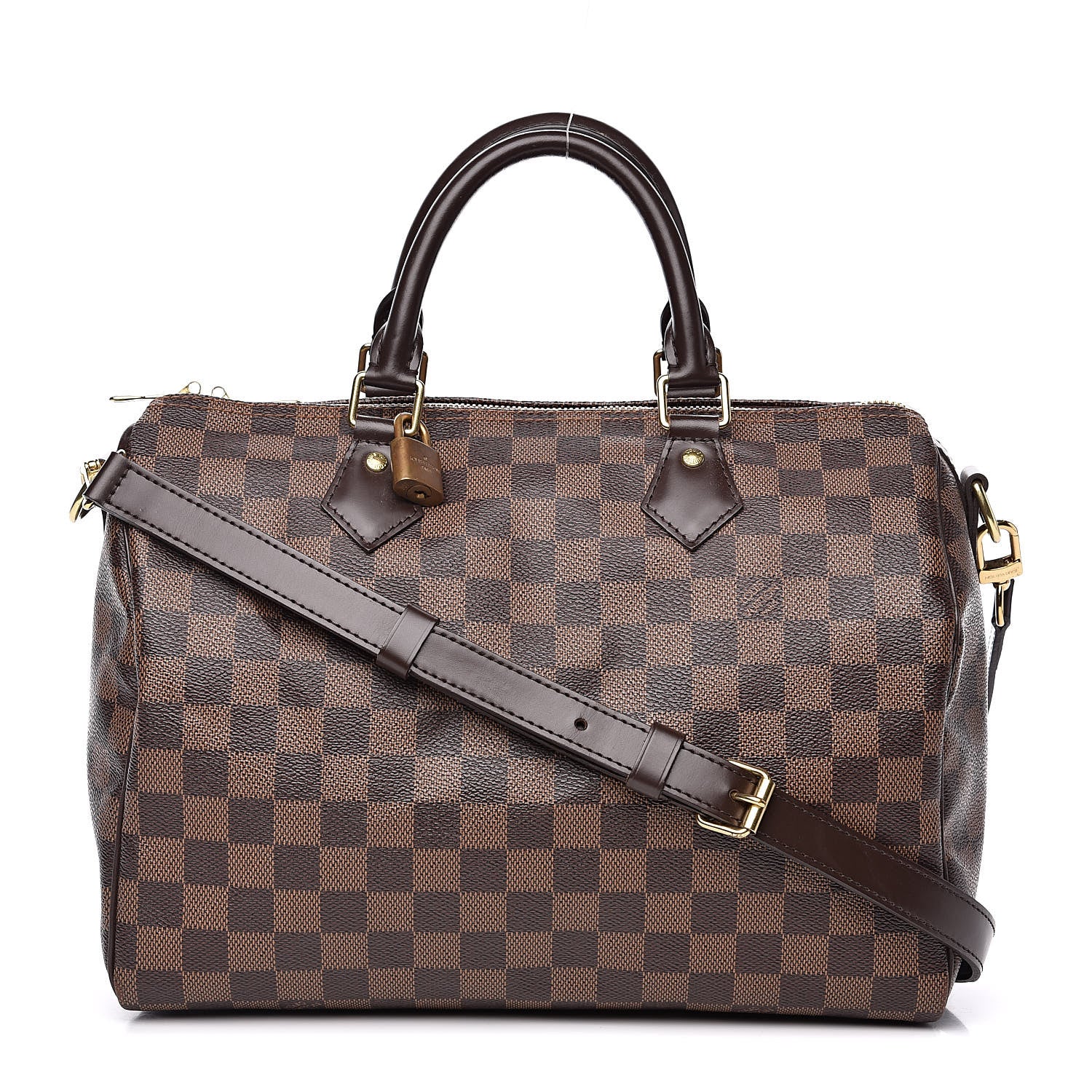 Louis Vuitton Damier Ebene Speedy Bandouliere 30 1 of 12
