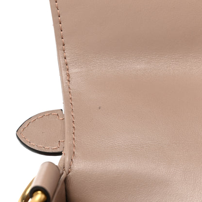 Gucci Calfskin Matelasse Mini GG Marmont Top Handle Shoulder Bag Porcelain Rose 10 of 12