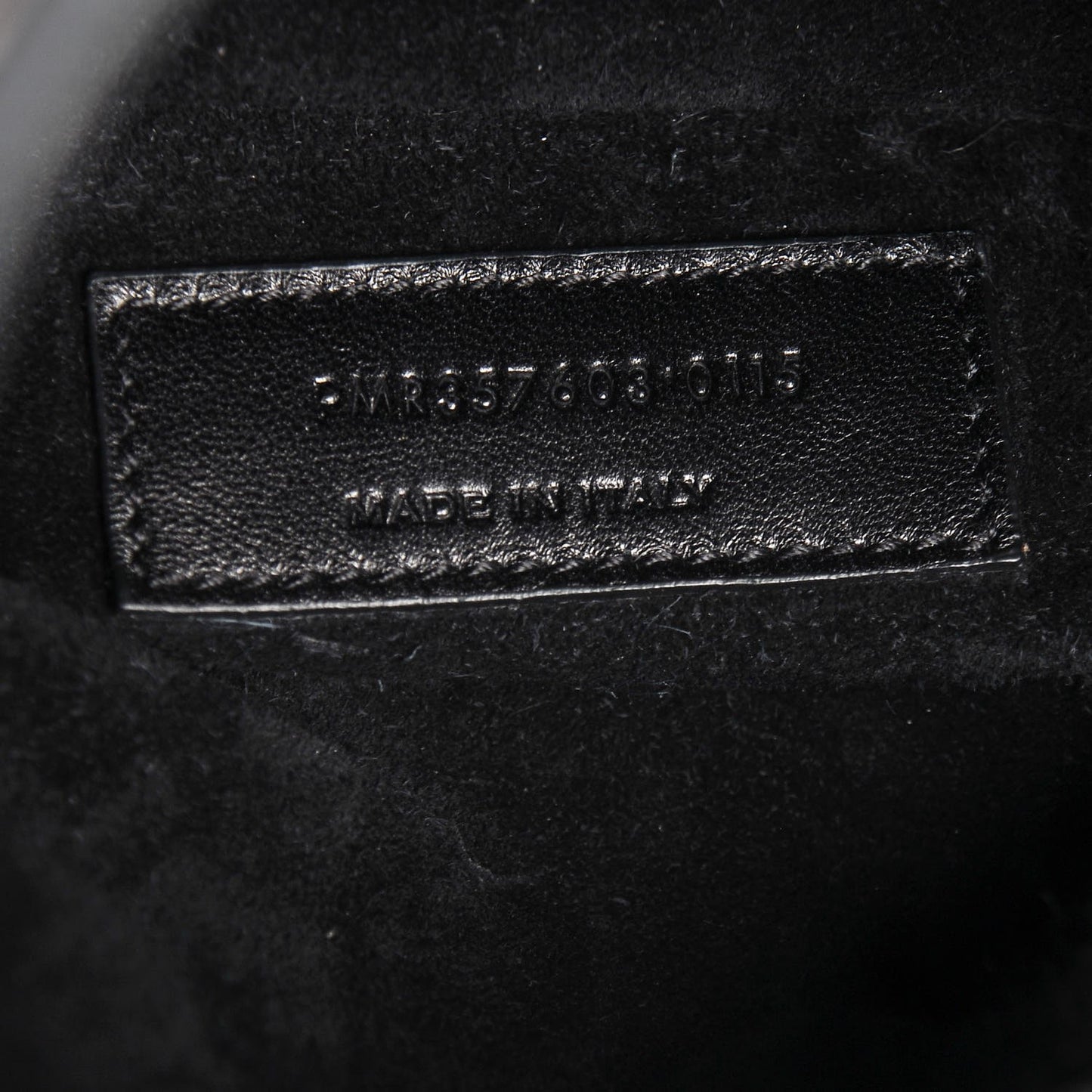 Calfskin Star Studded Small Emmanuelle Bucket Bag Black