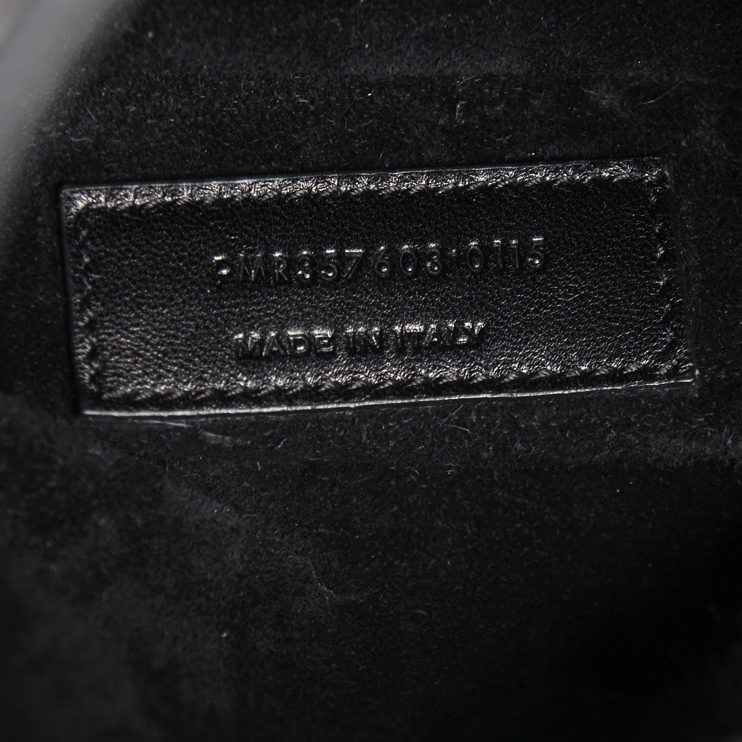 Saint Laurent Calfskin Star Studded Small Emmanuelle Bucket Bag Black 6 of 8