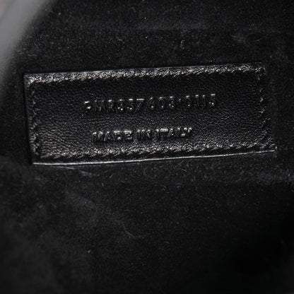 Saint Laurent Calfskin Star Studded Small Emmanuelle Bucket Bag Black 6 of 8