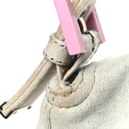Fendi Jersey Baguette Light Blue Pink 15 of 16