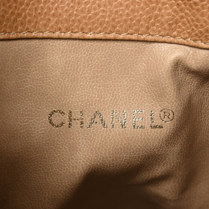 Chanel Caviar Drawstring Shoulder Bag Beige 6 of 7