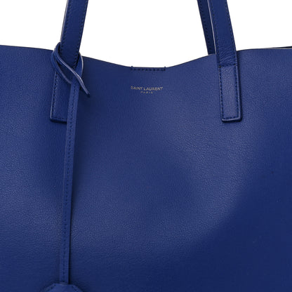 Saint Laurent Calfskin Large Shopping Tote Ultramarine 9 of 16
