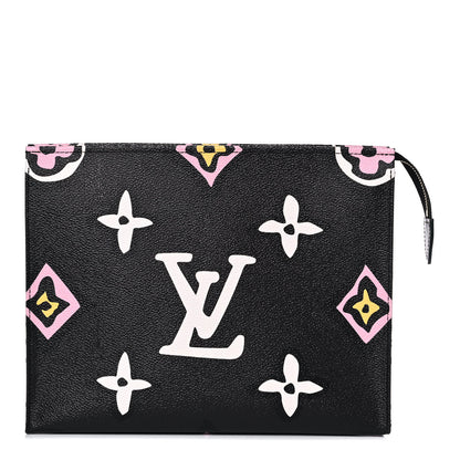 Louis Vuitton Monogram Giant Wild At Heart Toiletry Pouch 26 Black 1 of 9