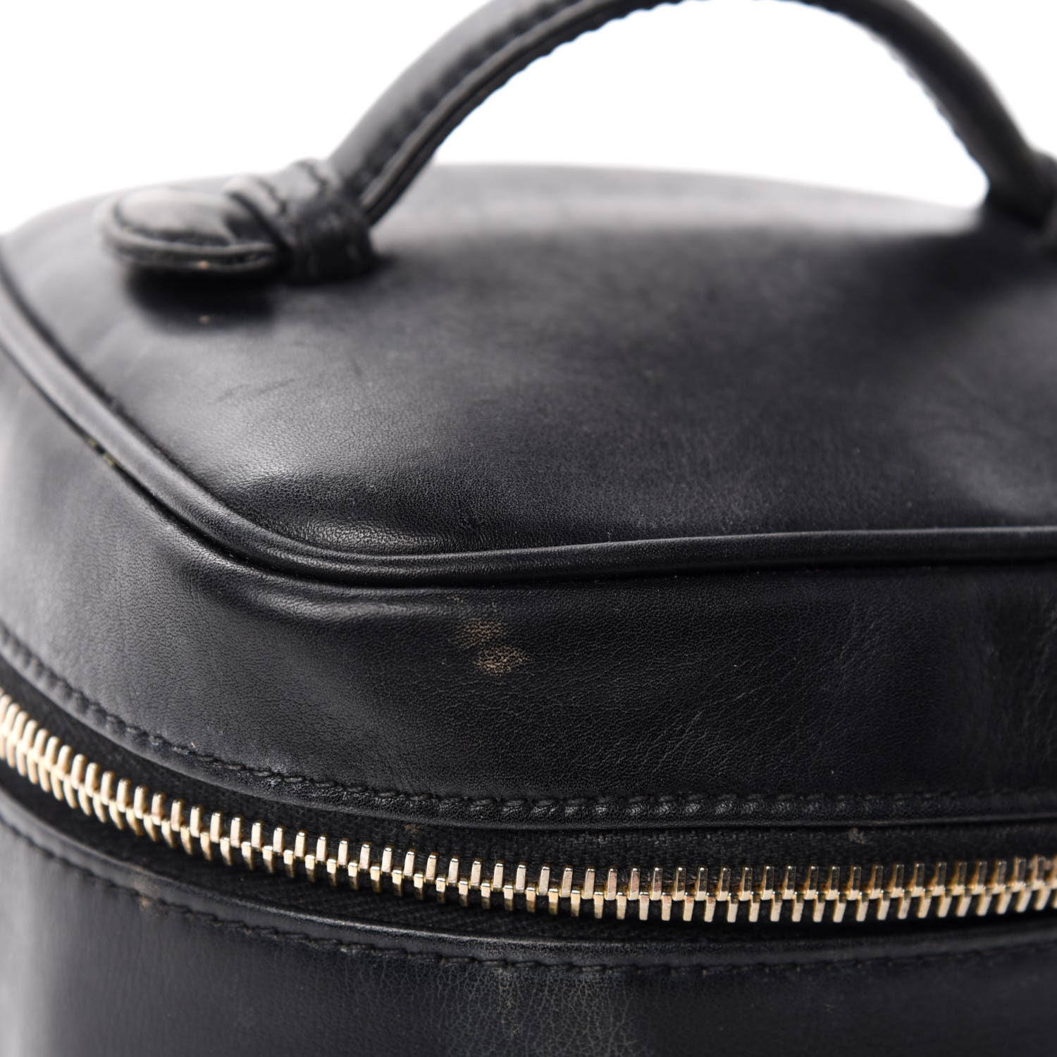 Chanel Lambskin Vanity Cosmetic Case Black 16 of 19