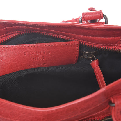 Balenciaga Agneau Classic Hardware Mini City Rouge Cardinal 7 of 11