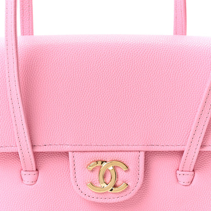 Chanel Shiny Caviar Mini Preppy Coco Shoulder Bag Rose 8 of 11