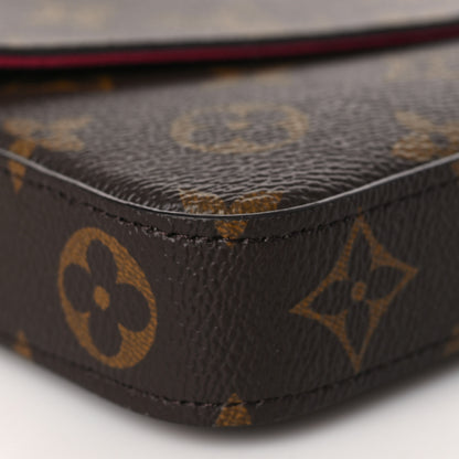 Louis Vuitton Monogram Pochette Felicie Chain Wallet Fuchsia 8 of 9