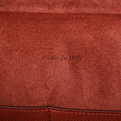Celine Grained Calfskin Mini Belt Bag Rust 8 of 9