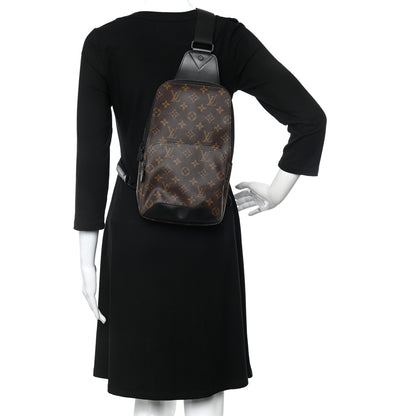 Louis Vuitton Monogram Macassar Avenue Sling Bag 2 of 9