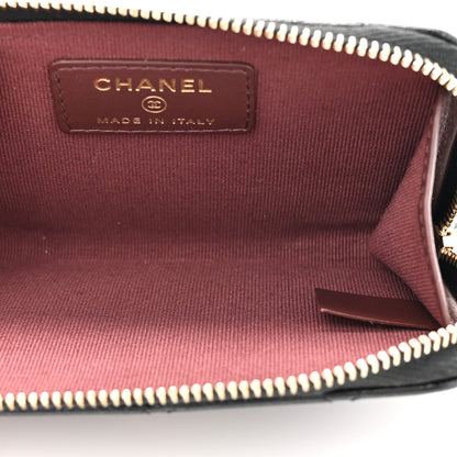 Chanel Caviar Quilted Zipped Key Holder Case Black 5 of 8
