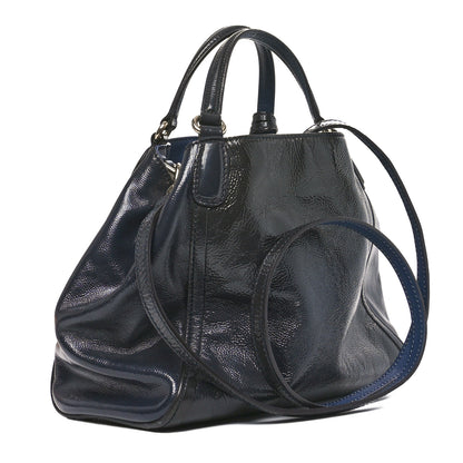 Gucci Patent Small Soho Shoulder Bag Uniform Blue 3 of 10