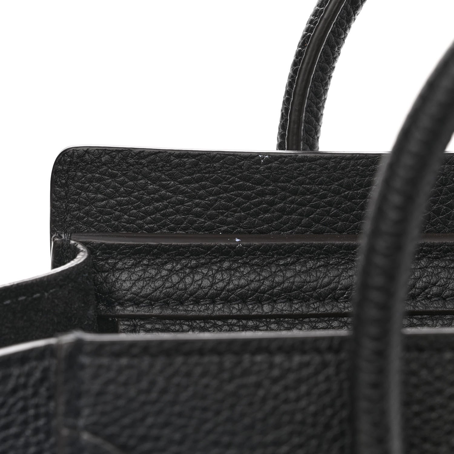 Celine Drummed Calfskin Nano Luggage Black 11 of 11
