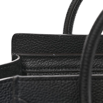 Celine Drummed Calfskin Nano Luggage Black 11 of 11